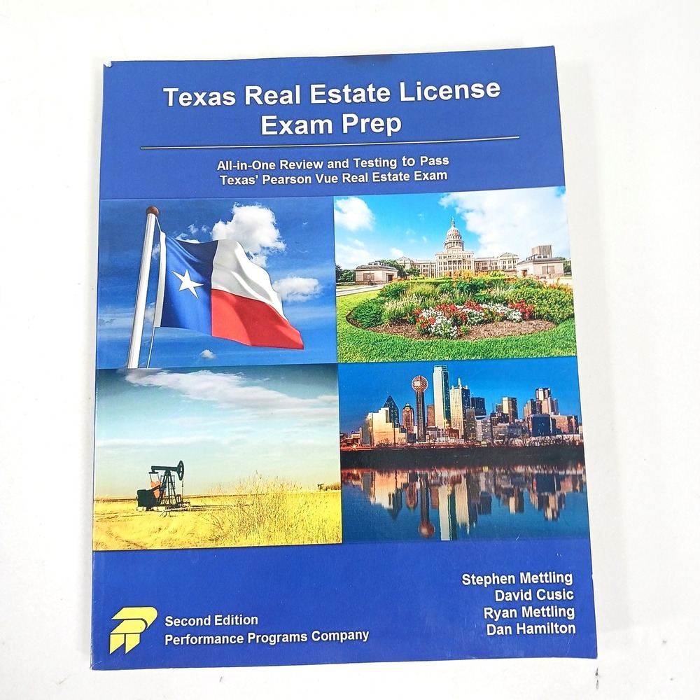 Texas Real Estate License Exam Prep 2nd Edition Pearson Vue Review Mettling